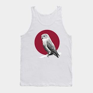 Monochrome parrot Tank Top